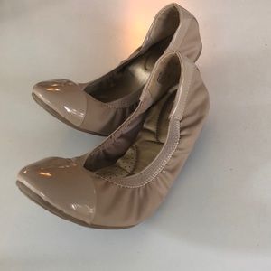 Tan Flexible Ballet Flats